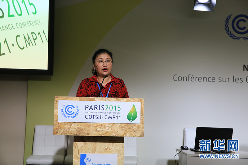 国家林业局气候办副主任、中国绿色碳汇基金会秘书长李怒云作了题为“中国林业应对气候变化政策与行动”的专题报告。